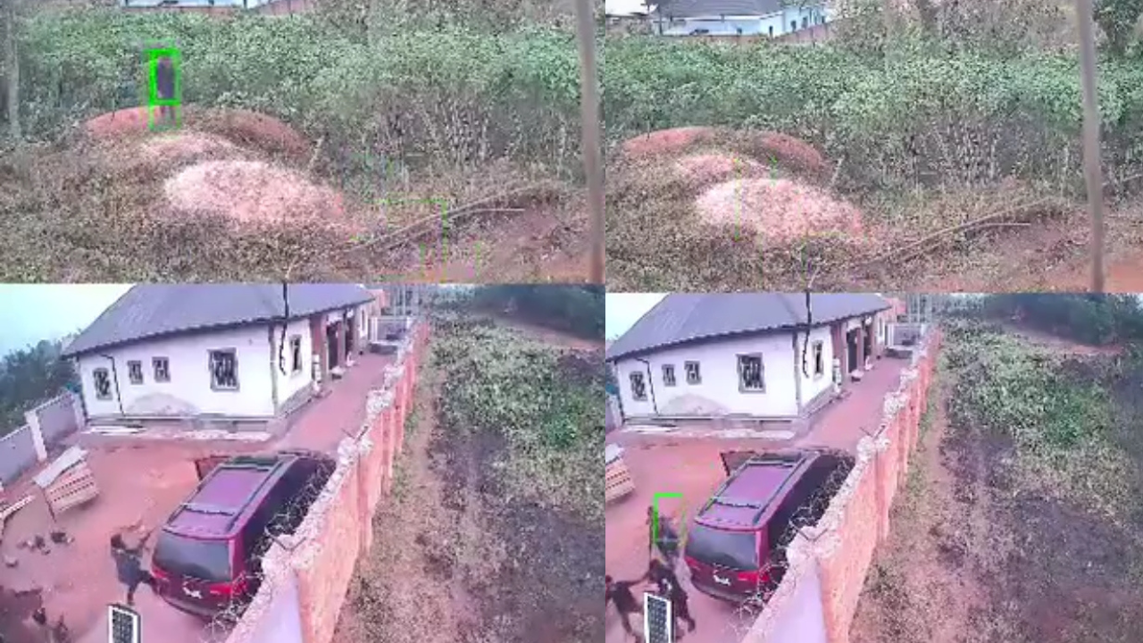 CCTV Captures Moment Man Is Kidnapped Inside His Compound in Ekpoma, Edo State