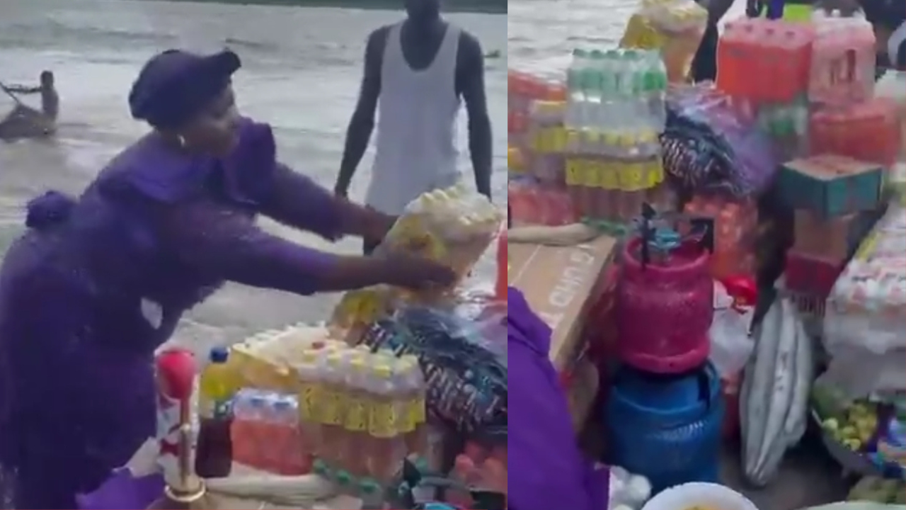 Viral Video of Nigerian Woman Performing River Ritual Sparks Massive Reactions Online