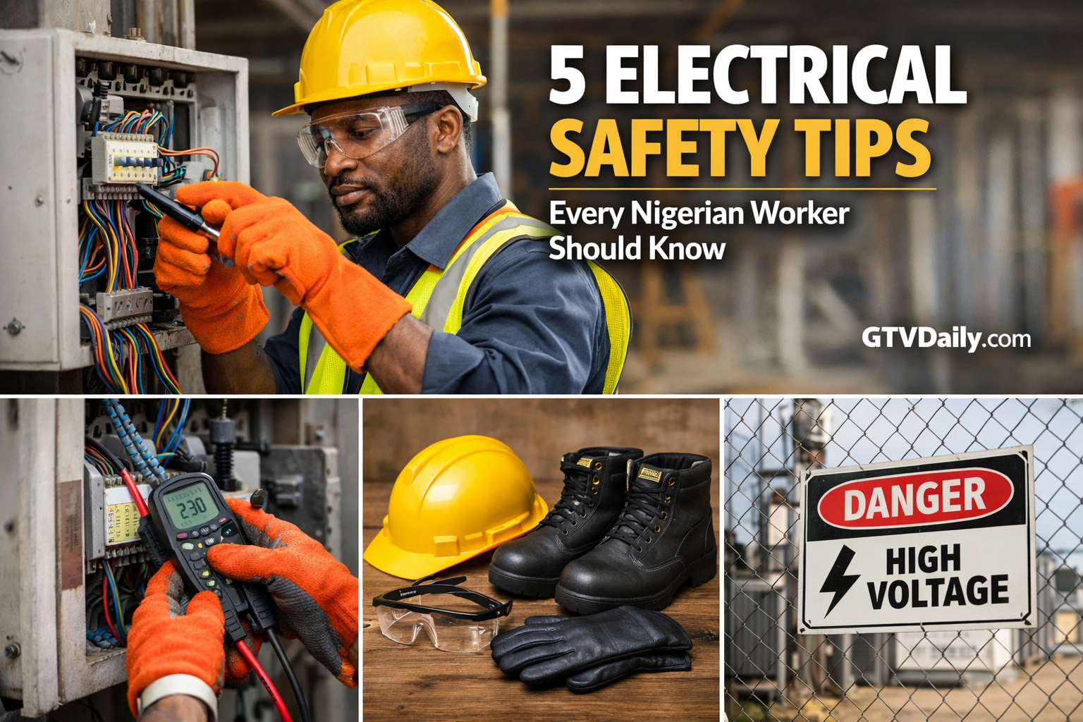 5 Safety Tips Every Nigerian Worker Should Know Before Handling Electricity