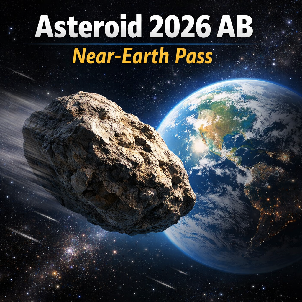 NASA Confirms Asteroid 2026 AB Will Safely Pass Earth in 2026