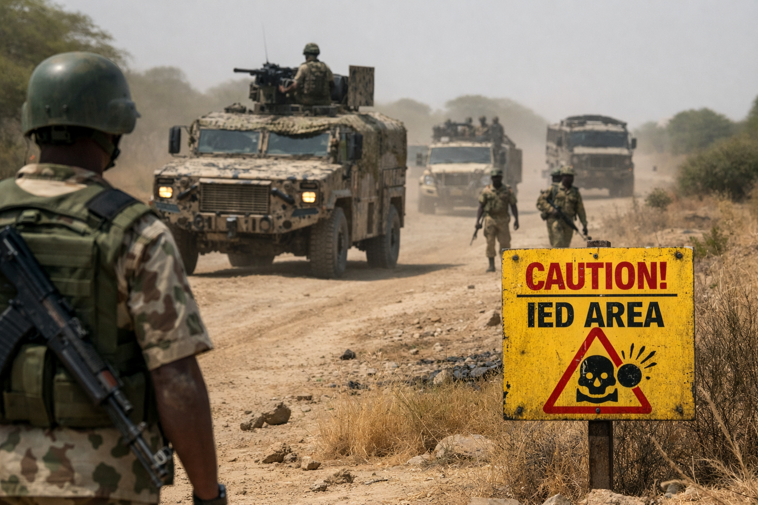 Nigerian soldiers ambushed in Borno State