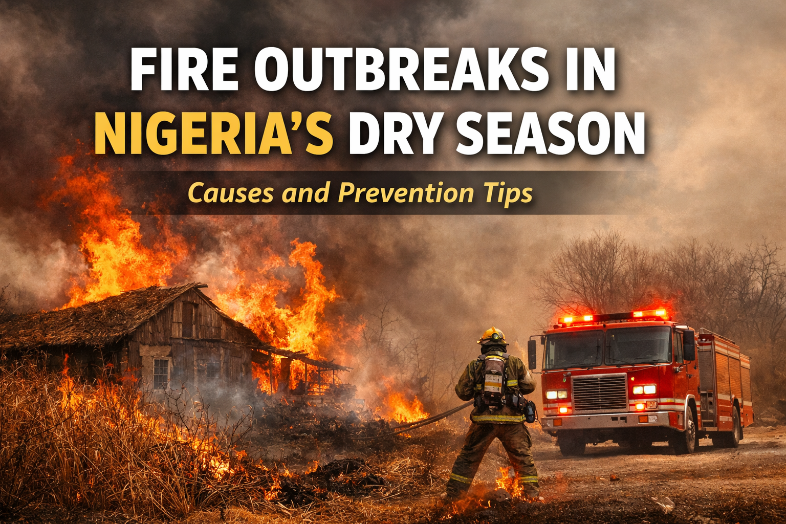Why Fire Outbreaks Increase During Nigeria’s Dry Season and How to Prevent Them
