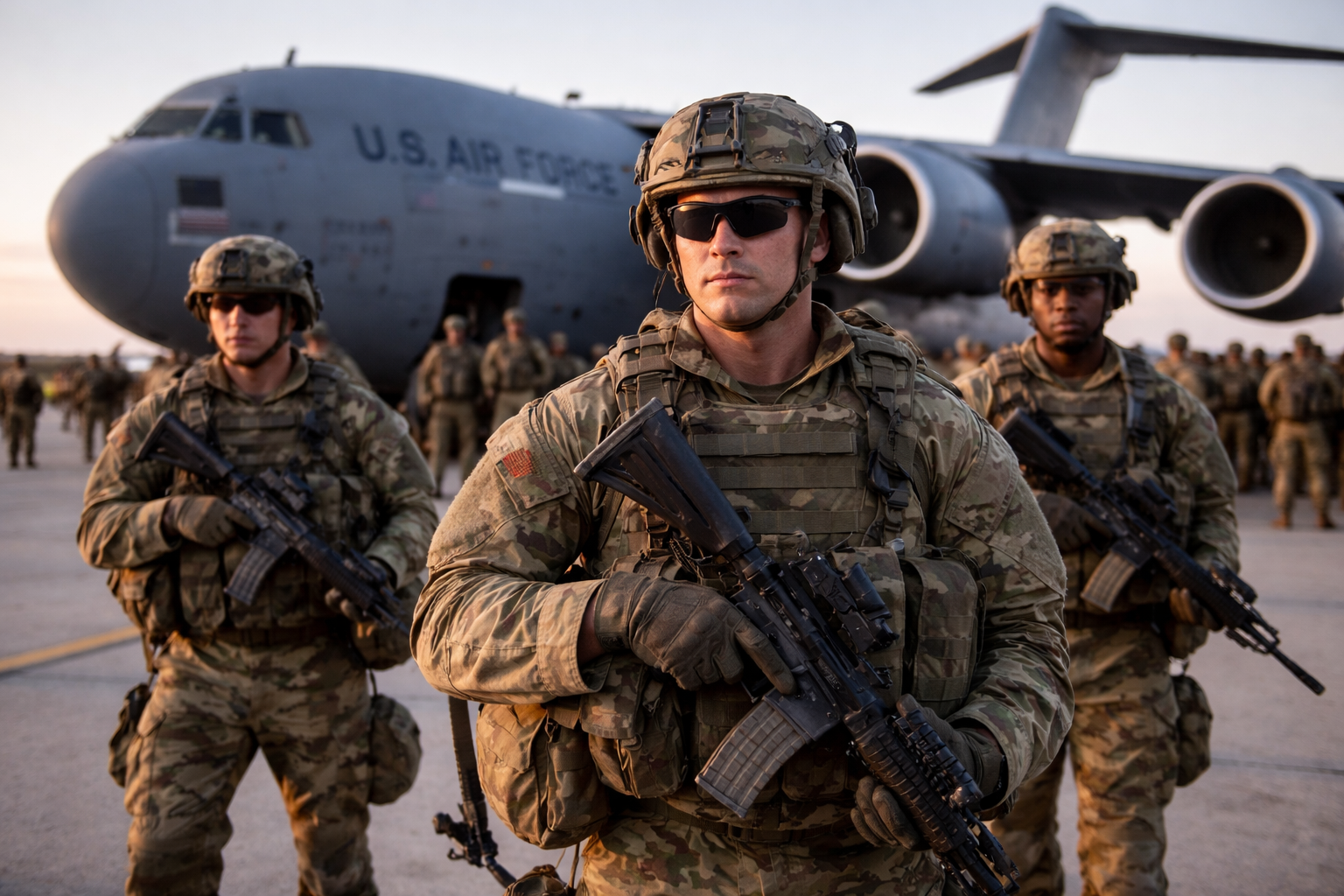 US troops preparing for deployment to Middle East