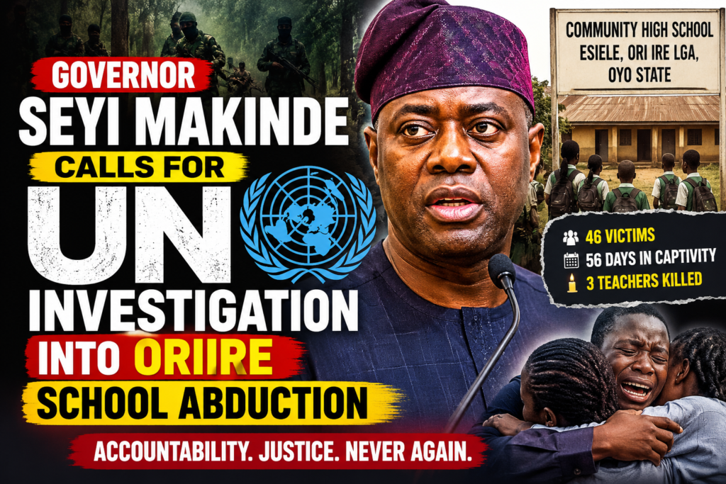Governor Seyi Makinde Demands UN Probe into Oriire Abduction: A Timeline of Tragedy and the Push for Accountability 1000590420